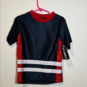 Navy and Red Kids Shirt